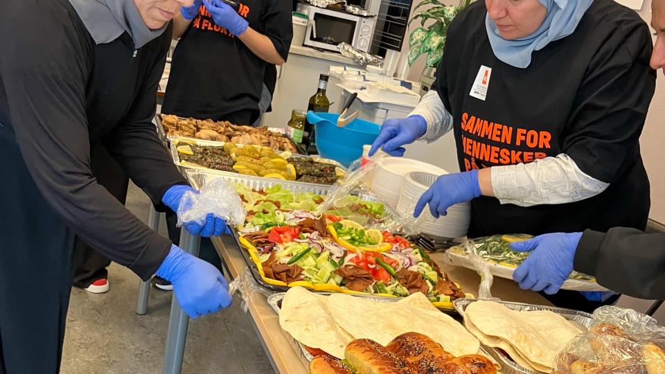 Lenke til artikkel: Kong Sverre-restauranten samlet inn 4 850 kroner til TV-aksjonen